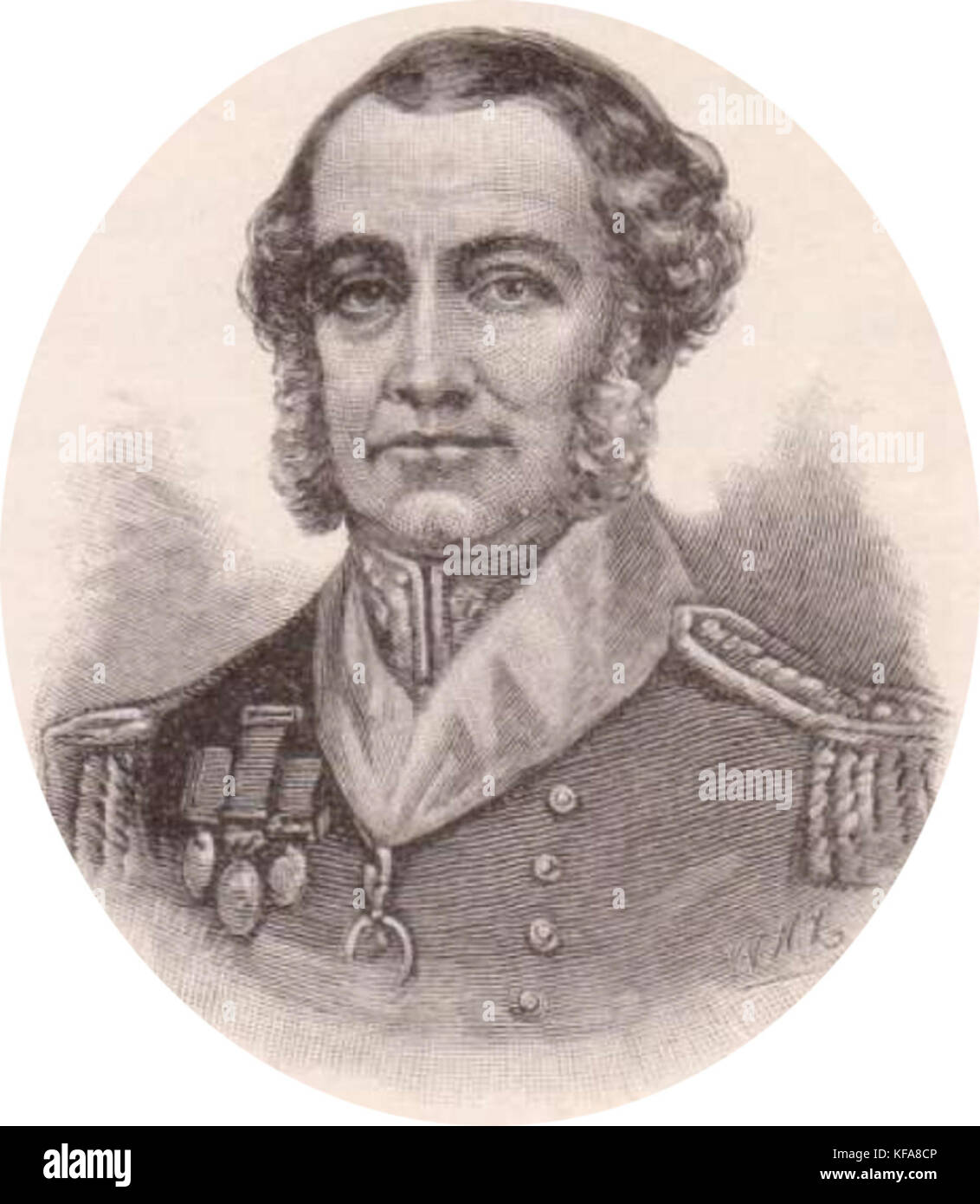 Governor Charles Augustus Fitzroy Stock Photo Alamy