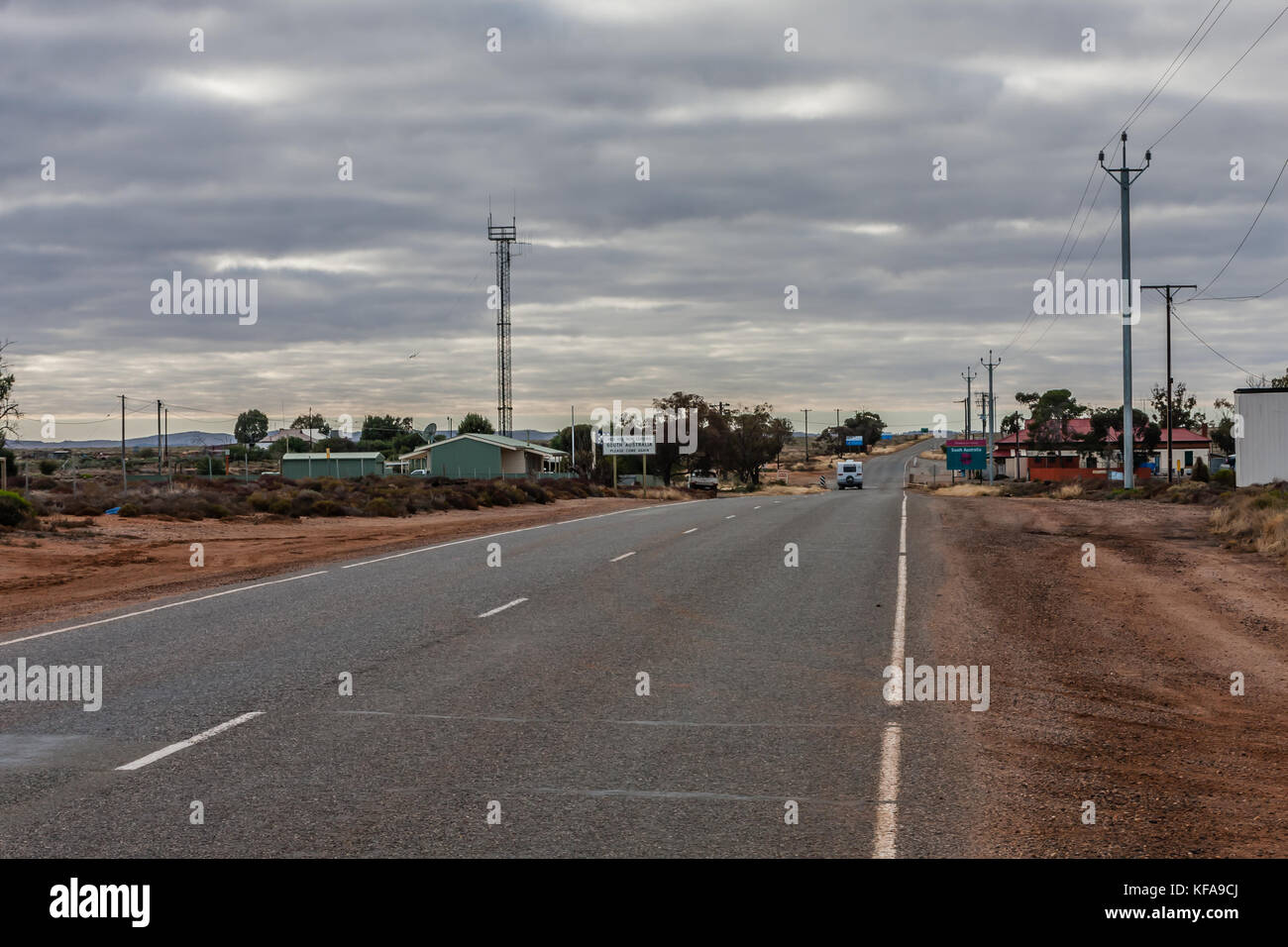 A Border Between South Australia And New South Wales In The Town Of a-border-between-south-australia-and-new-south-wales-in-the-town-of