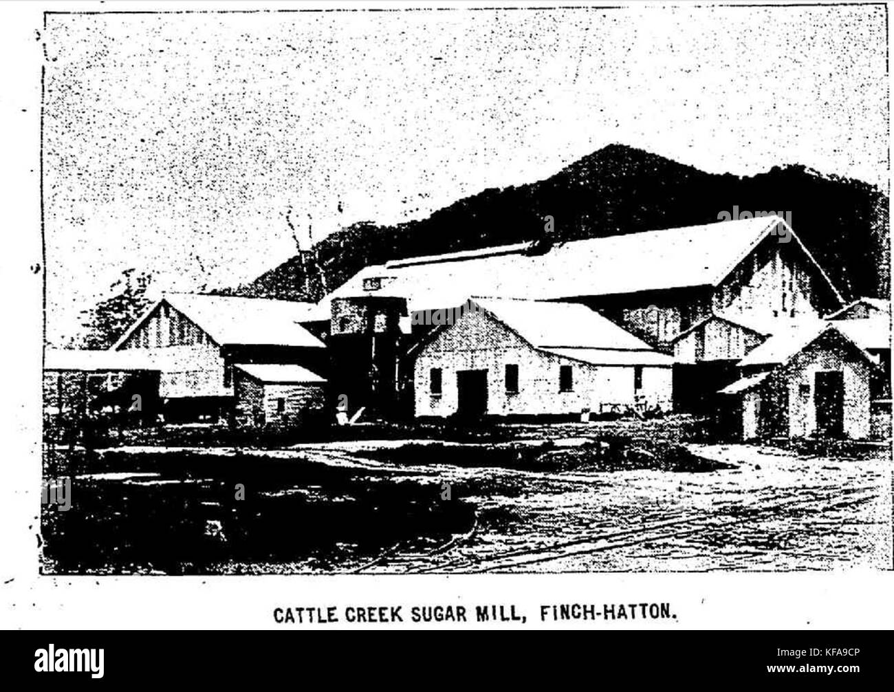 Cattle Creek Sugar Mill, Finch Hatton, 1913 Stock Photo Alamy