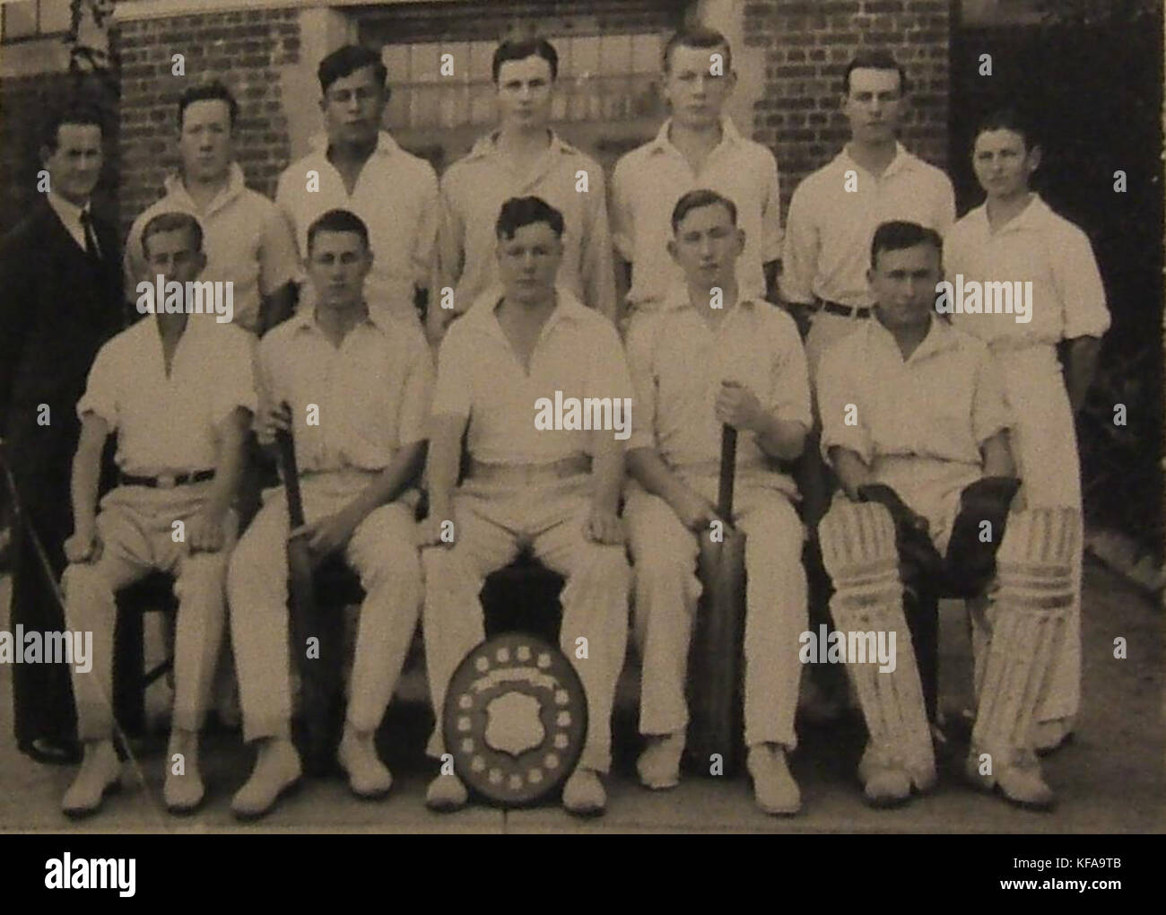 Melbourne high school cricket Stock Photo
