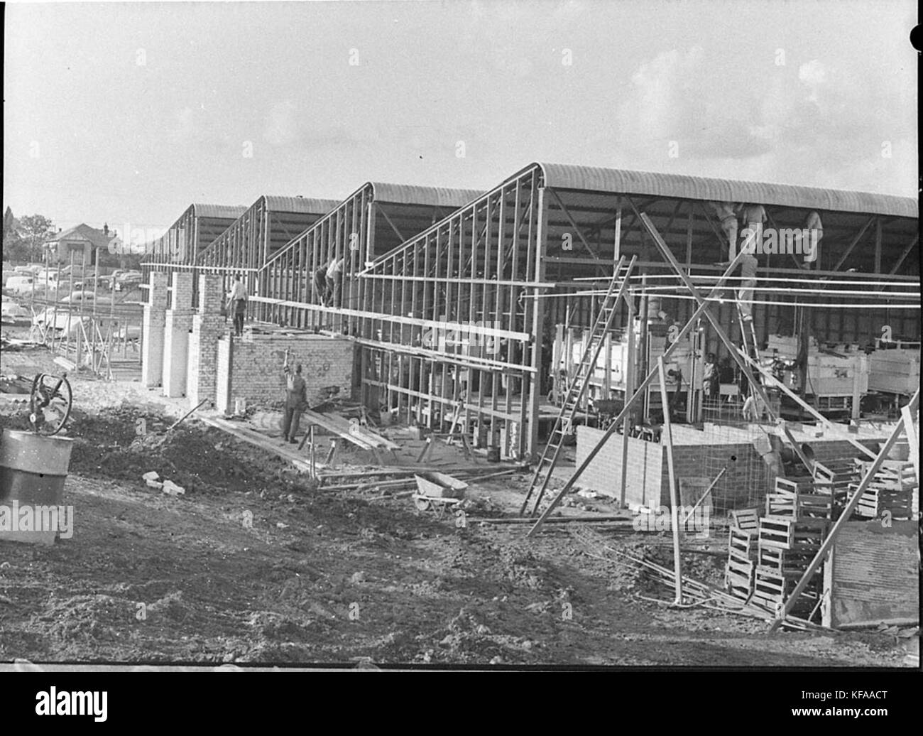 41522 Opening of Wonora Glass Works at Jesmond Stock Photo