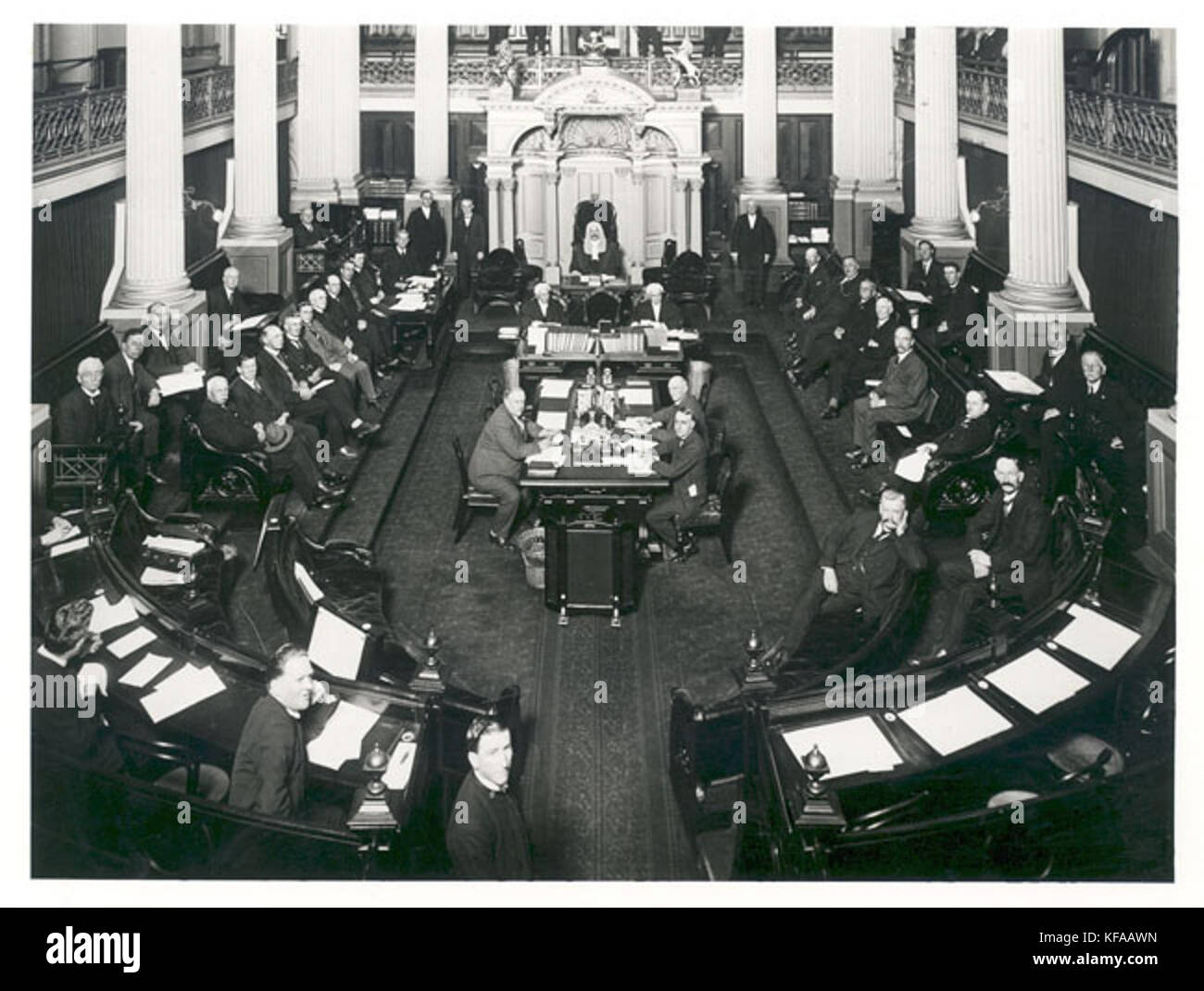 Australian Senate 1923 Stock Photo Alamy