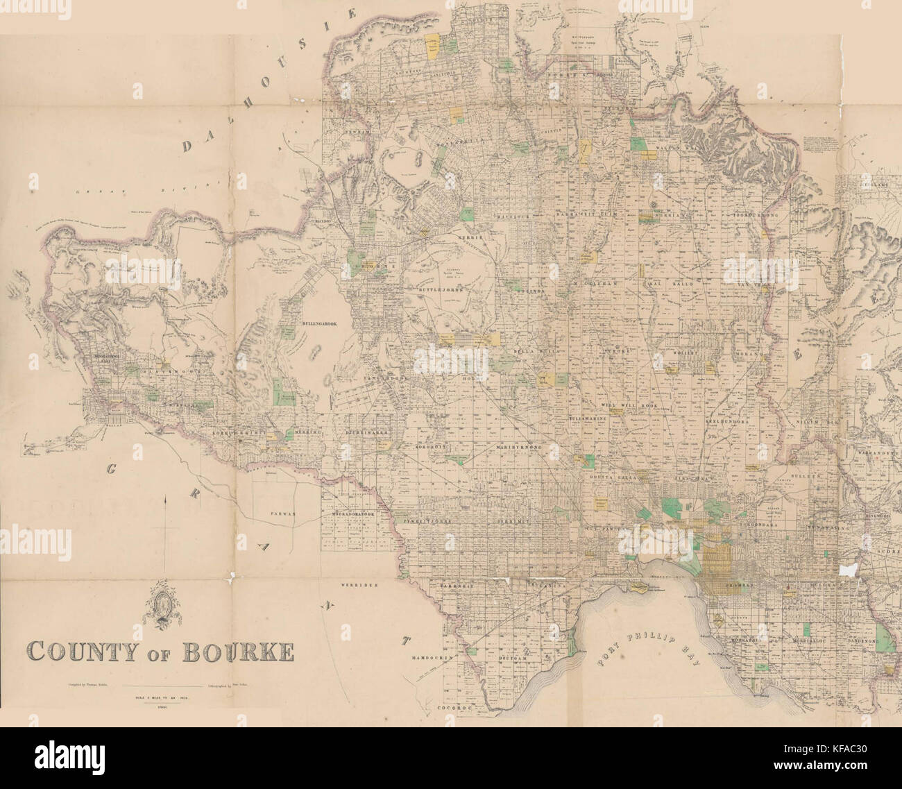 Bourke map hi-res stock photography and images - Alamy