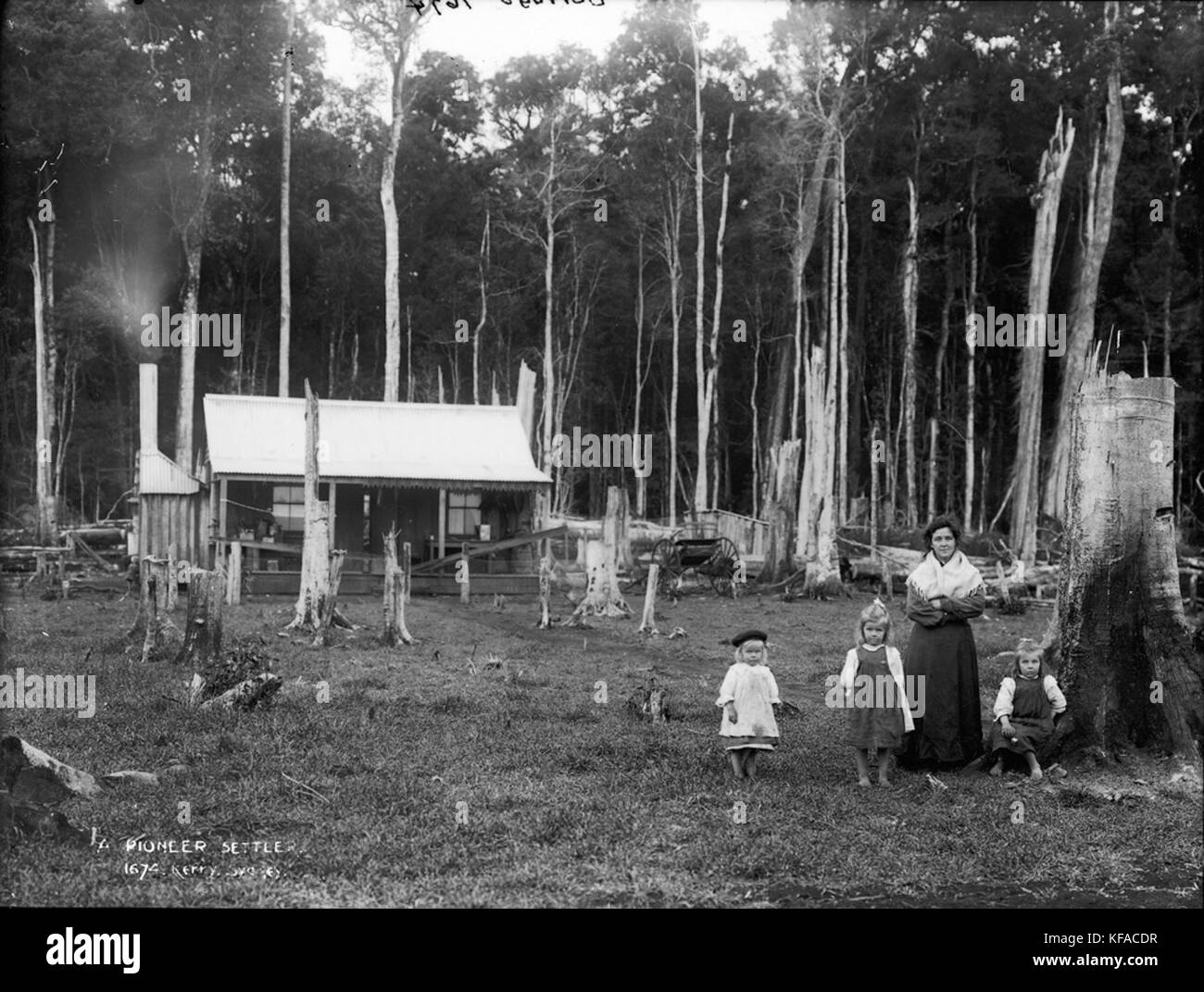 A pioneer settler (2362700123 Stock Photo Alamy