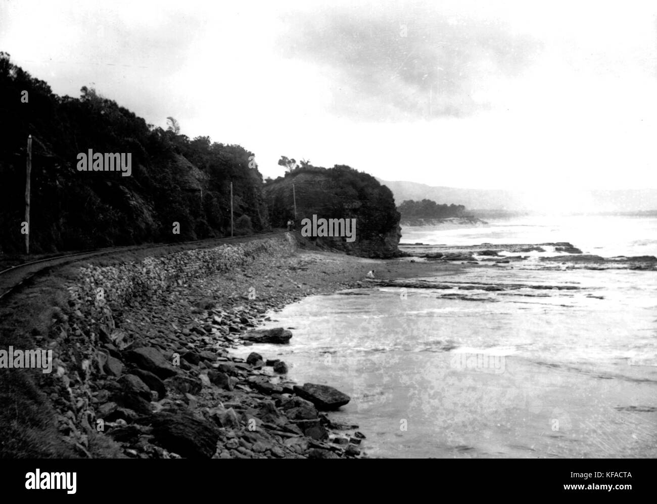 An image of the Illawarra Coast, captured by The Powerhouse Museum. The photograph offers a scenic view of this coastal region in Australia. Stock Photo
