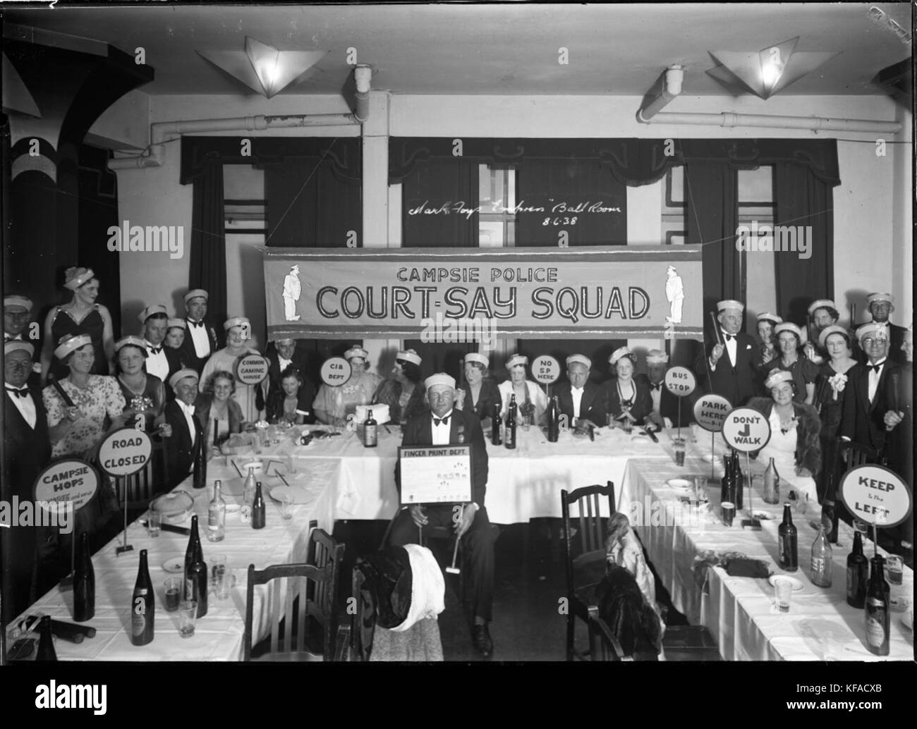 Police Ball No. 13 Division Campsie at Mark Foy's Empress Ballroom (7595460762) Stock Photo