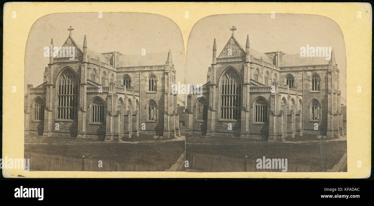 St Andrews Cathedral, George Street, Sydney, 1860   1863 (4091221180) Stock Photo