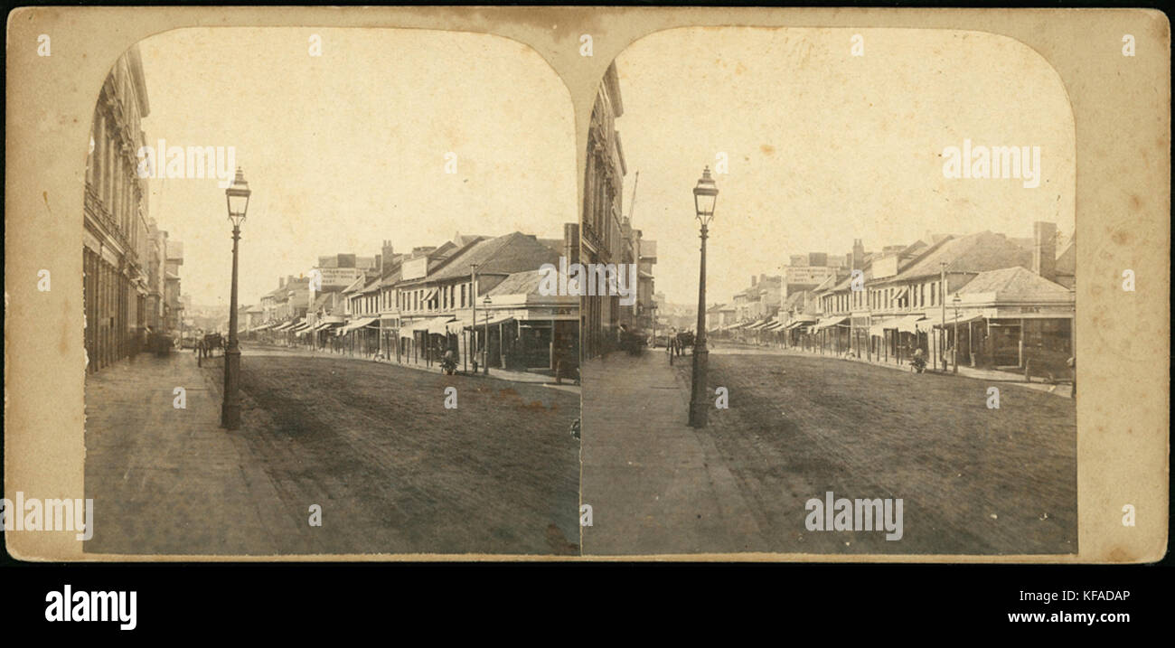 George Street Sydney, 1858   1860 (4090448531) Stock Photo