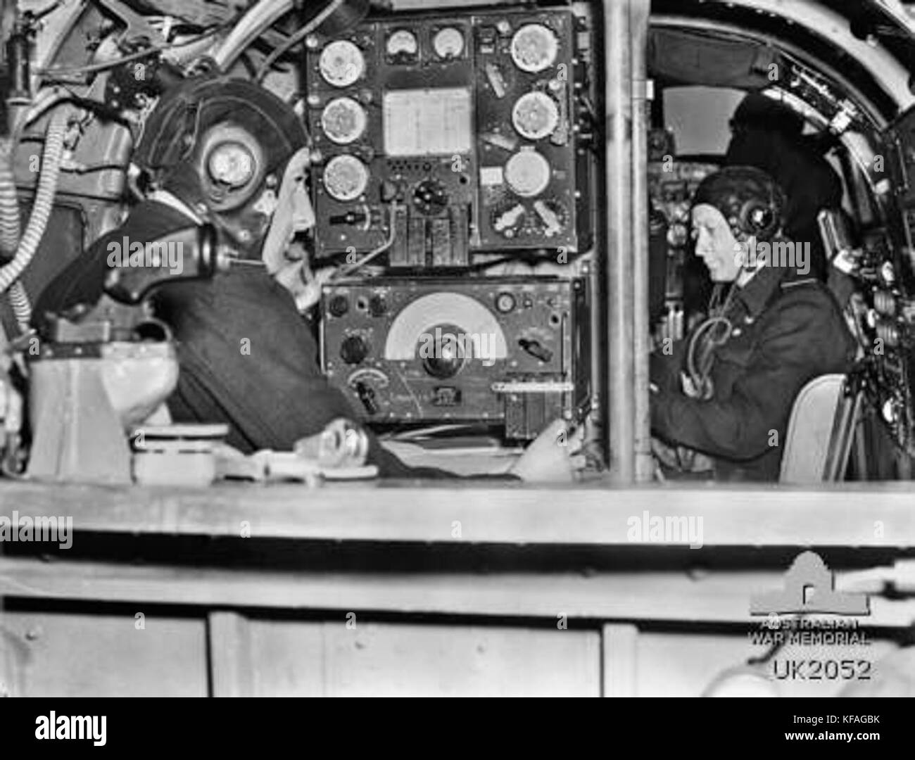 G for George wireless operator and navigator AWM UK2052 Stock Photo - Alamy