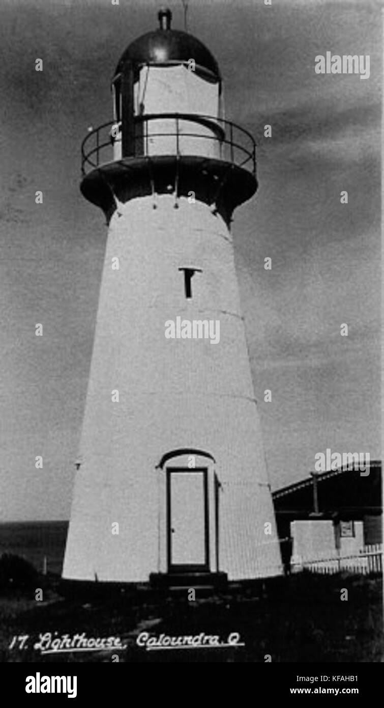Old Caloundra Light Stock Photo Alamy