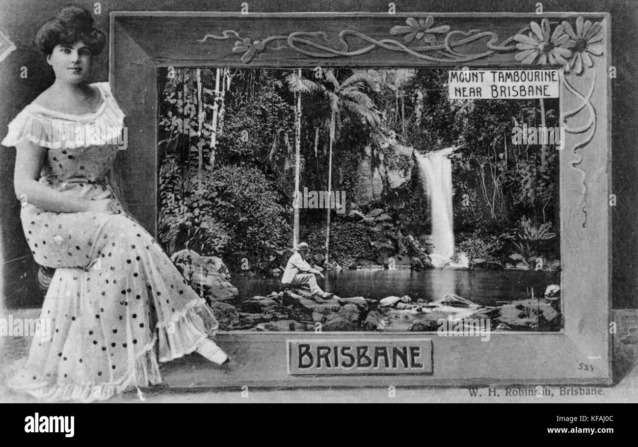 1 121736 Picture postcard of Mount Tamborine, Queensland, ca. 1891