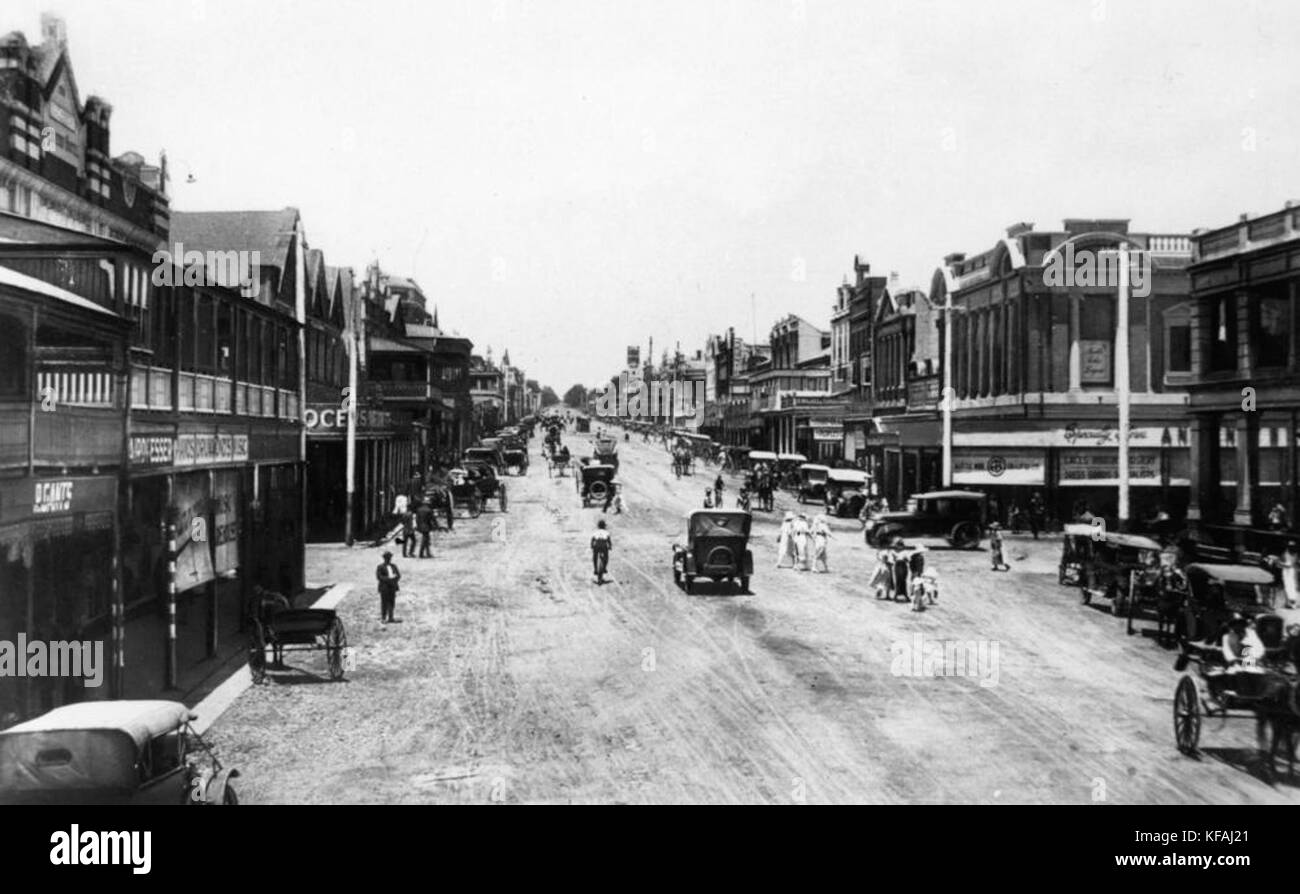 1 118556 Ruthven Street, Toowoomba, Queensland, ca. 1928 Stock Photo