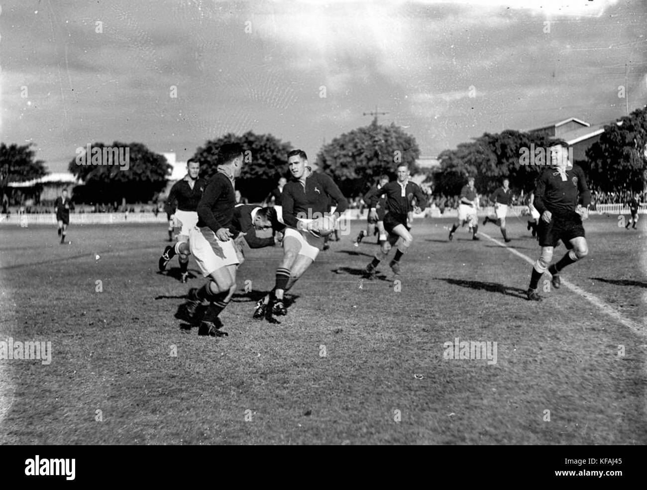Springbok Rugby History This image depicts the 1937 rugby match between South Africa's ...