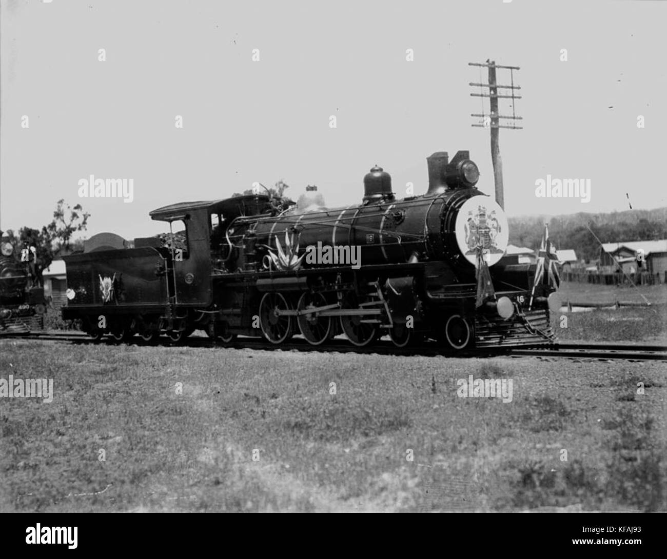 Queensland train Black and White Stock Photos & Images - Alamy