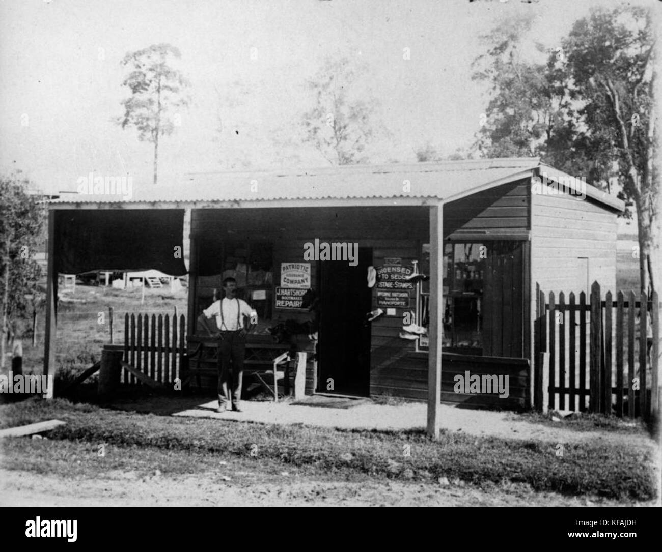 1 105732 J. Hartshorn's Bootmaker shop at Enoggera, ca. 1912 Stock ...