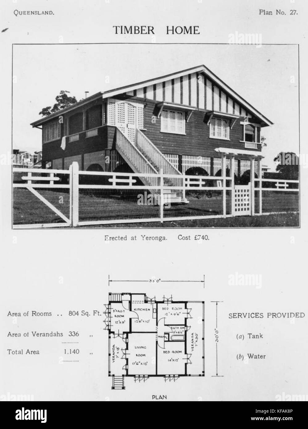 1 112364 Timber home at Yeronga, Brisbane, 1920 1930 Stock Photo Alamy