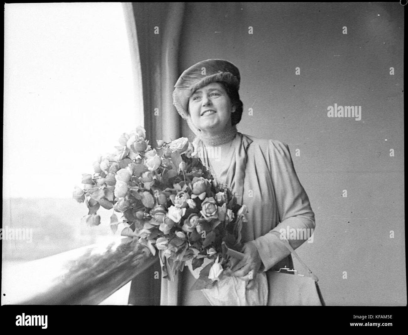 24842 Lotte Lehmann arrival from America by Monterey Stock Photo