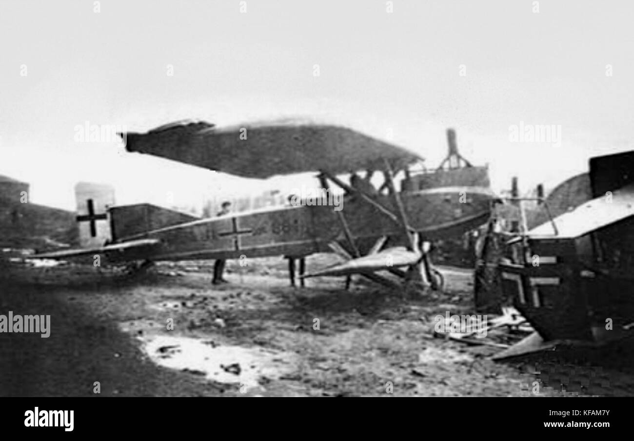 Captured Junkers J.I in Germany 1919 Stock Photo Alamy
