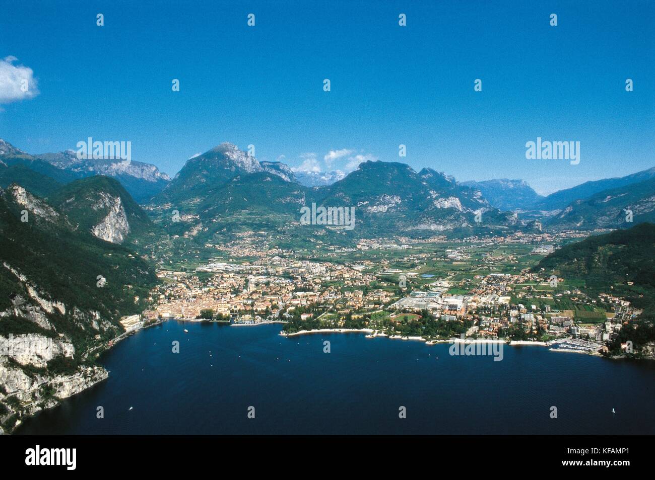 Trentino Riva del Garda Lake Garda Stock Photo