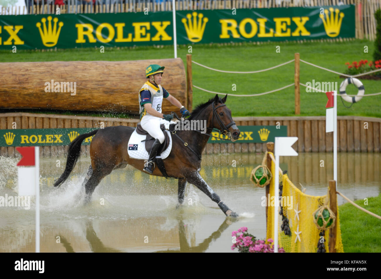 Andrew Hoy (AUS) riding Master Monarch World Equestrian Games, Aachen