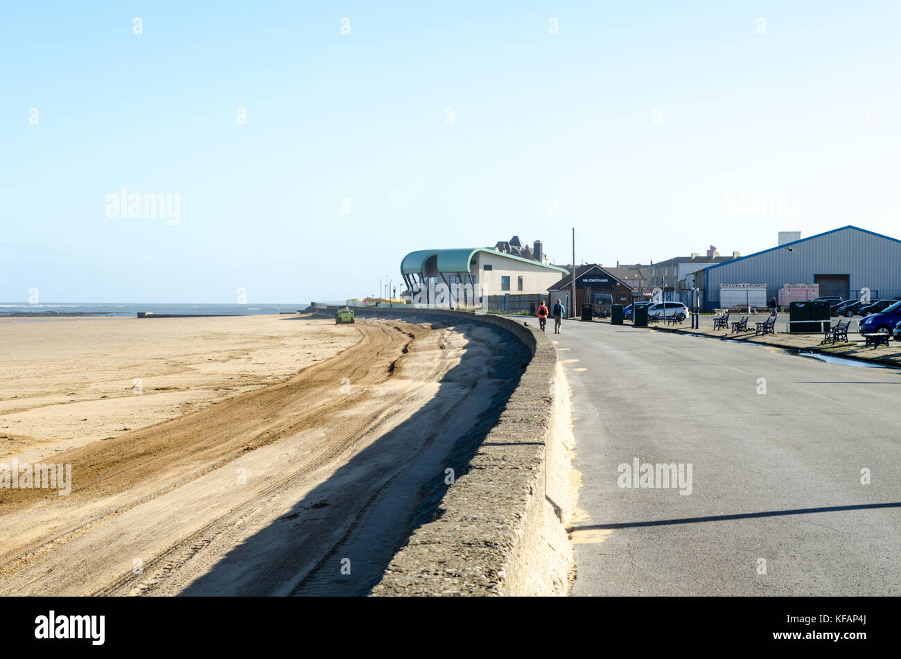The Beach at Redcar Looking Southeast Stock Photo Alamy