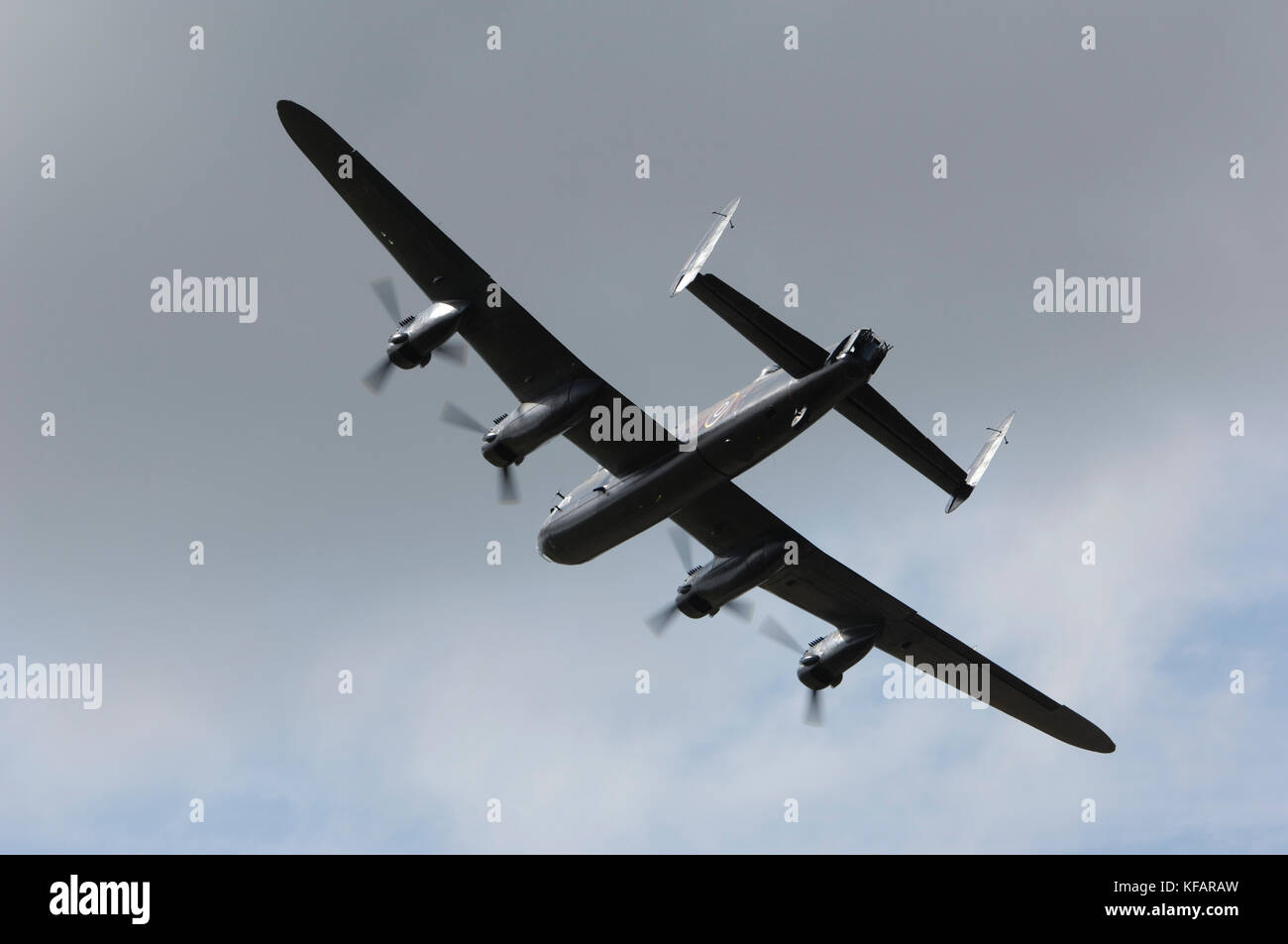 UK - Royal Airforce Avro 683 Lancaster B-1 in the flying-display at RIAT 2007 Stock Photo