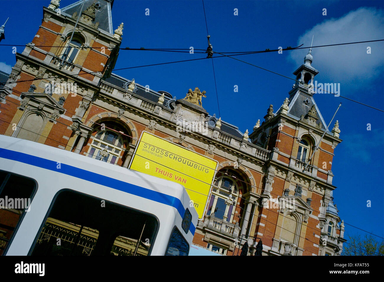GVB company Tramway in Amsterdam, Netherlands Stock Photo - Alamy