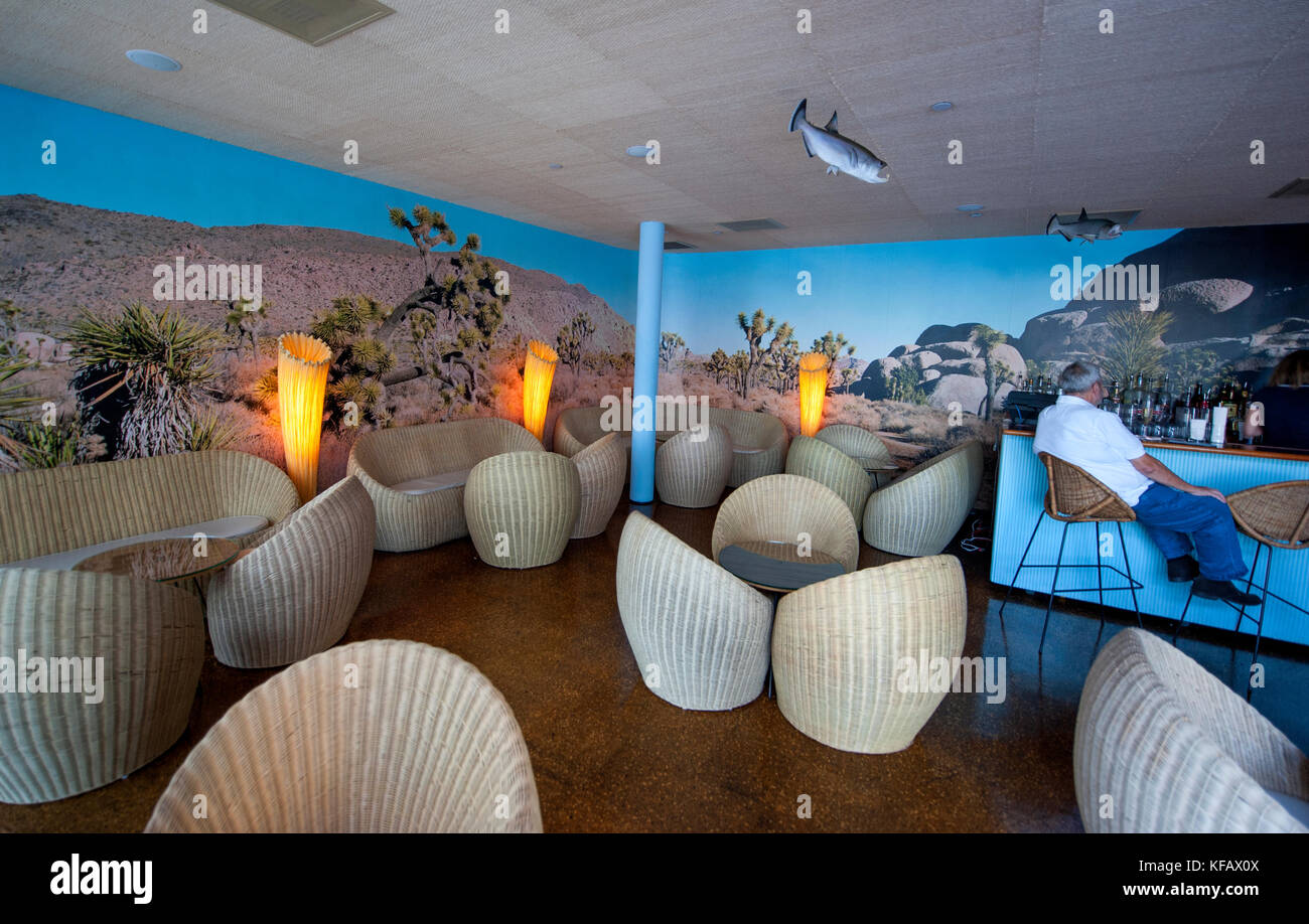 Lounge at the Standard Hotel on the Sunset Strip in Los Angeles, CA