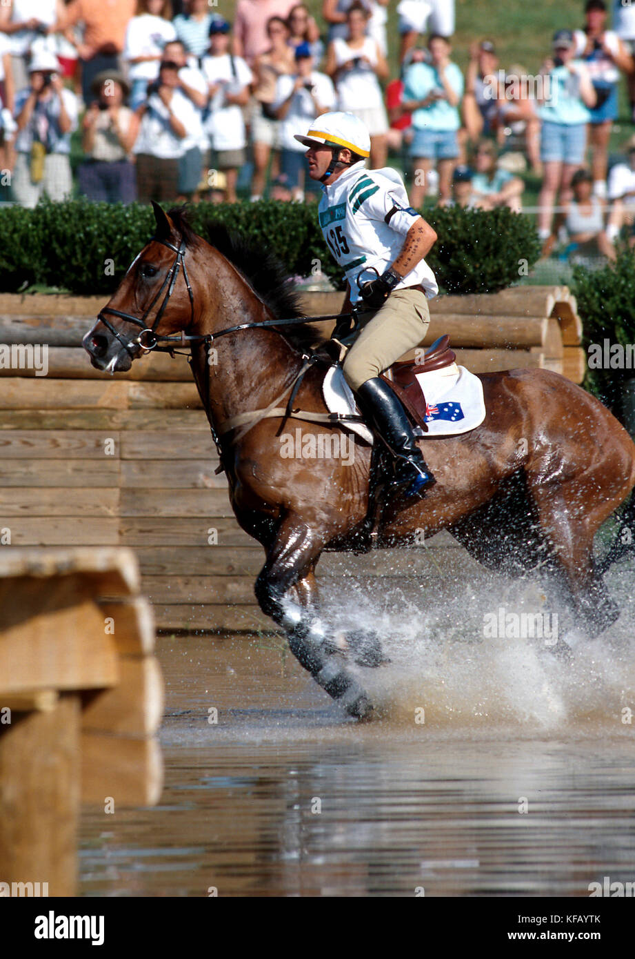 The Olympic Games, Atlanta 1996, Philip Dutton (AUS) riding House Stock  Photo - Alamy