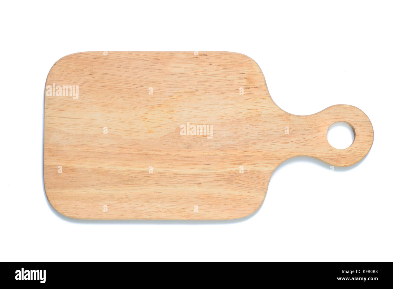 Cutting board isolated on white Stock Photo