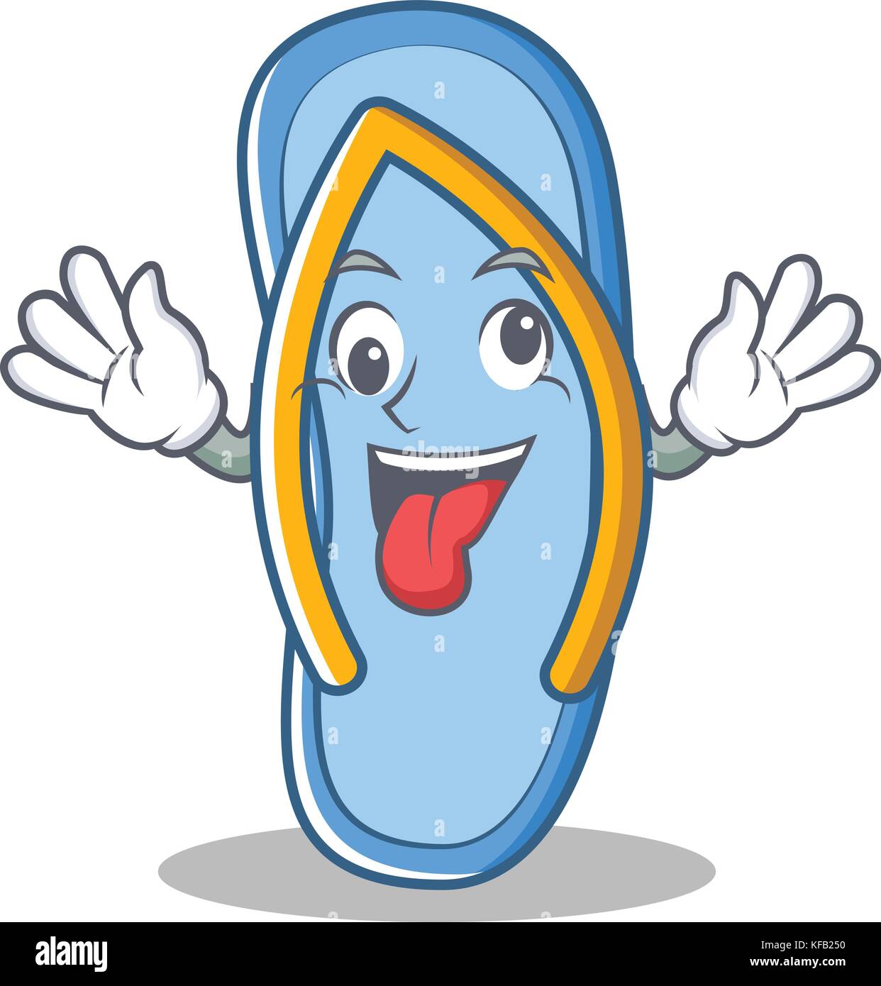 Crazy flip flops character cartoon Stock Vector Image & Art - Alamy