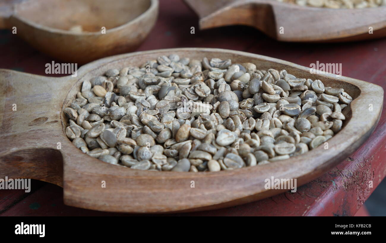 Picture of Kona Coffee Beans Stock Photo - Alamy