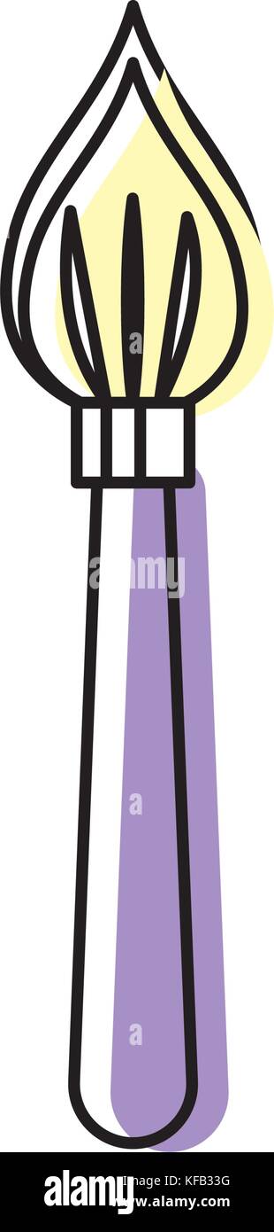art brush paint object design Stock Vector Image & Art - Alamy