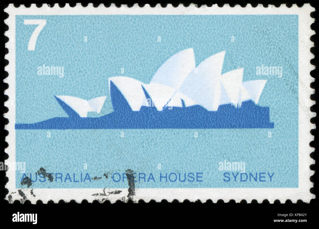 AUSTRALIA CIRCA 1973 A used postage stamp from Australia, depicting