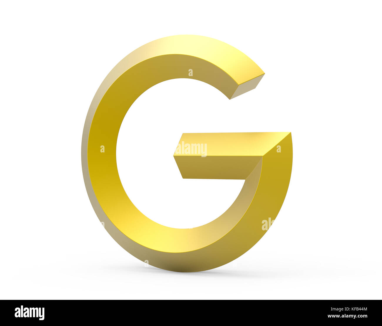 3D render golden beveled alphabet G, retro 3D font design Stock Photo ...