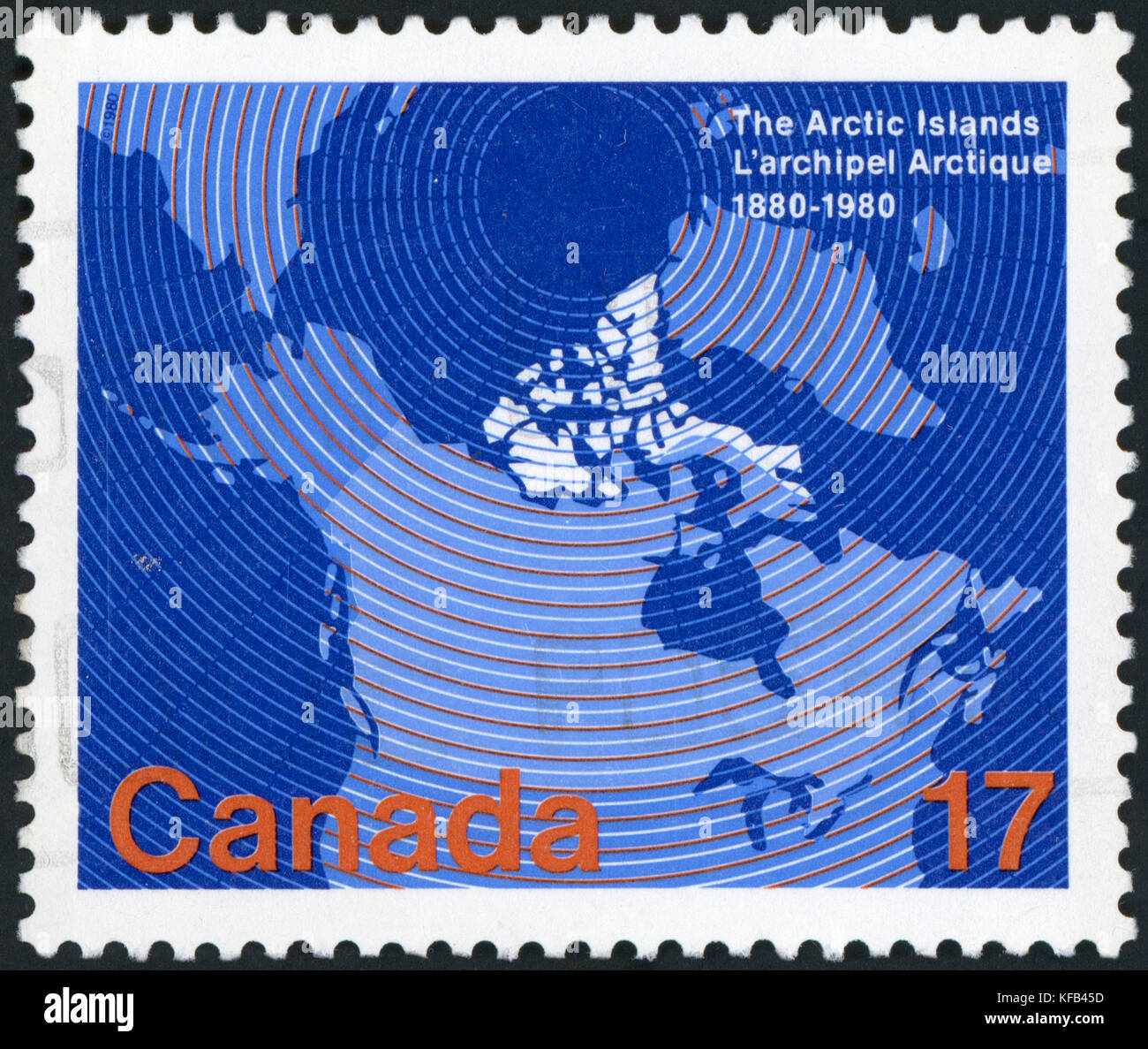 Postage stamp - Canada Stock Photo