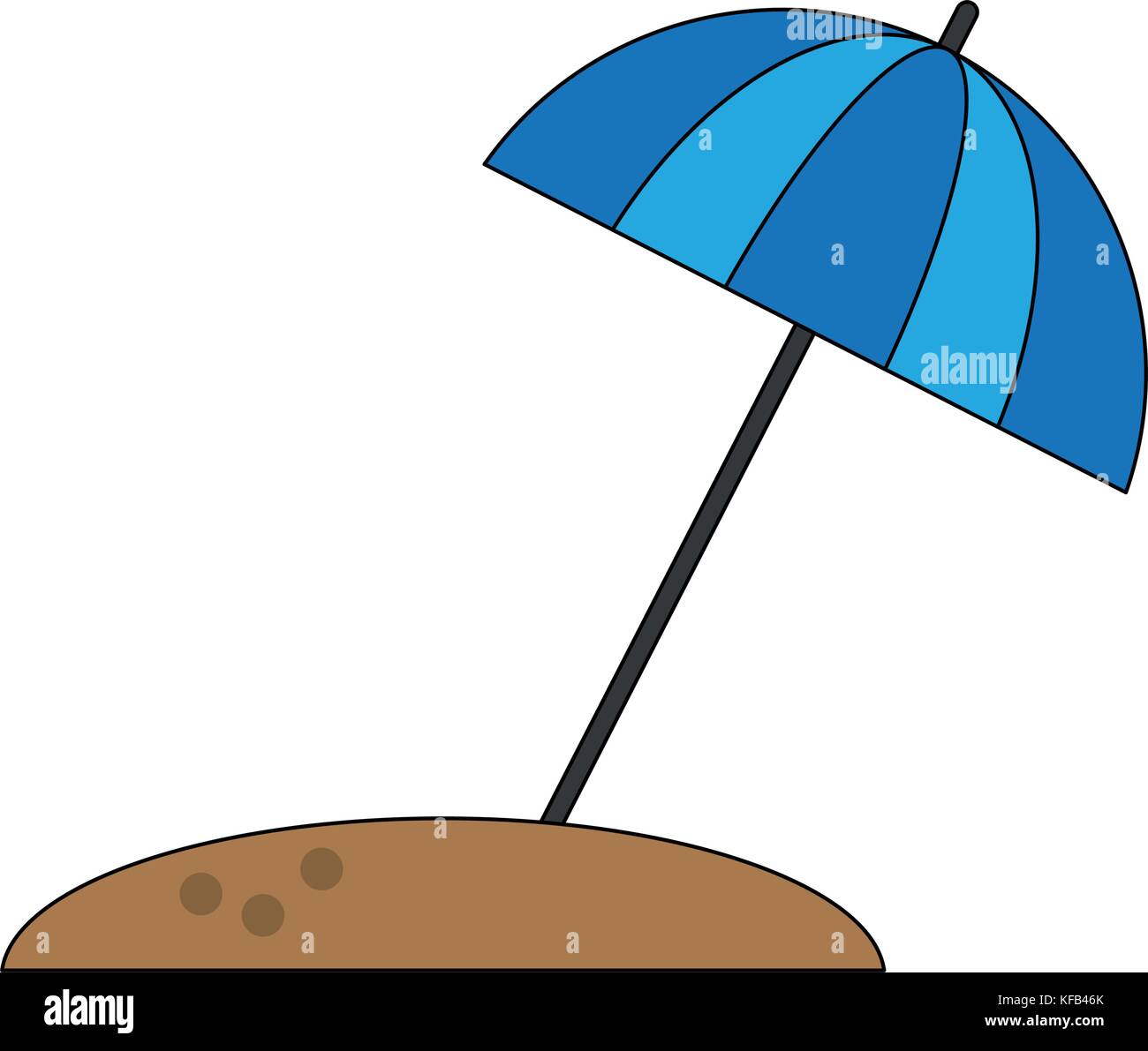 umbrella striped icon image Stock Vector Image & Art - Alamy