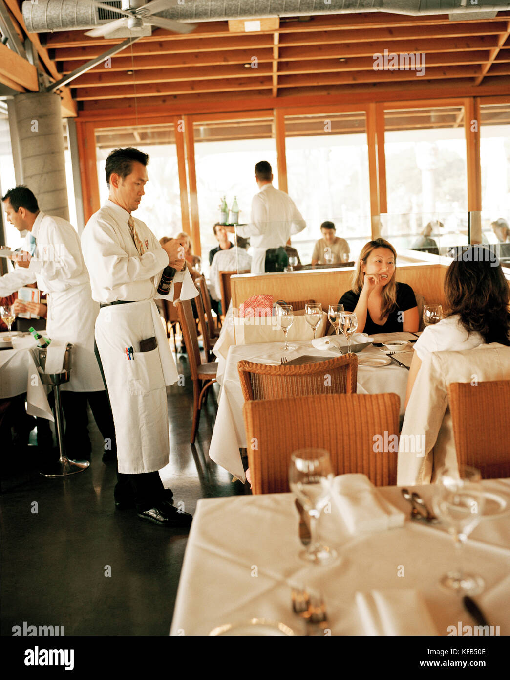 USA, California, Los Angeles, interior shot of The Lobster Restaurant