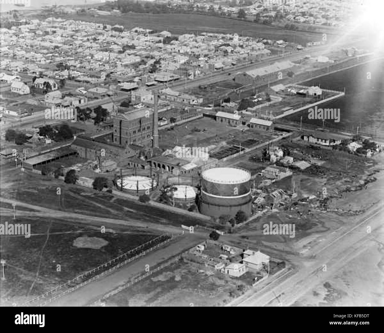 Geelong Gas Works Stock Photo Alamy