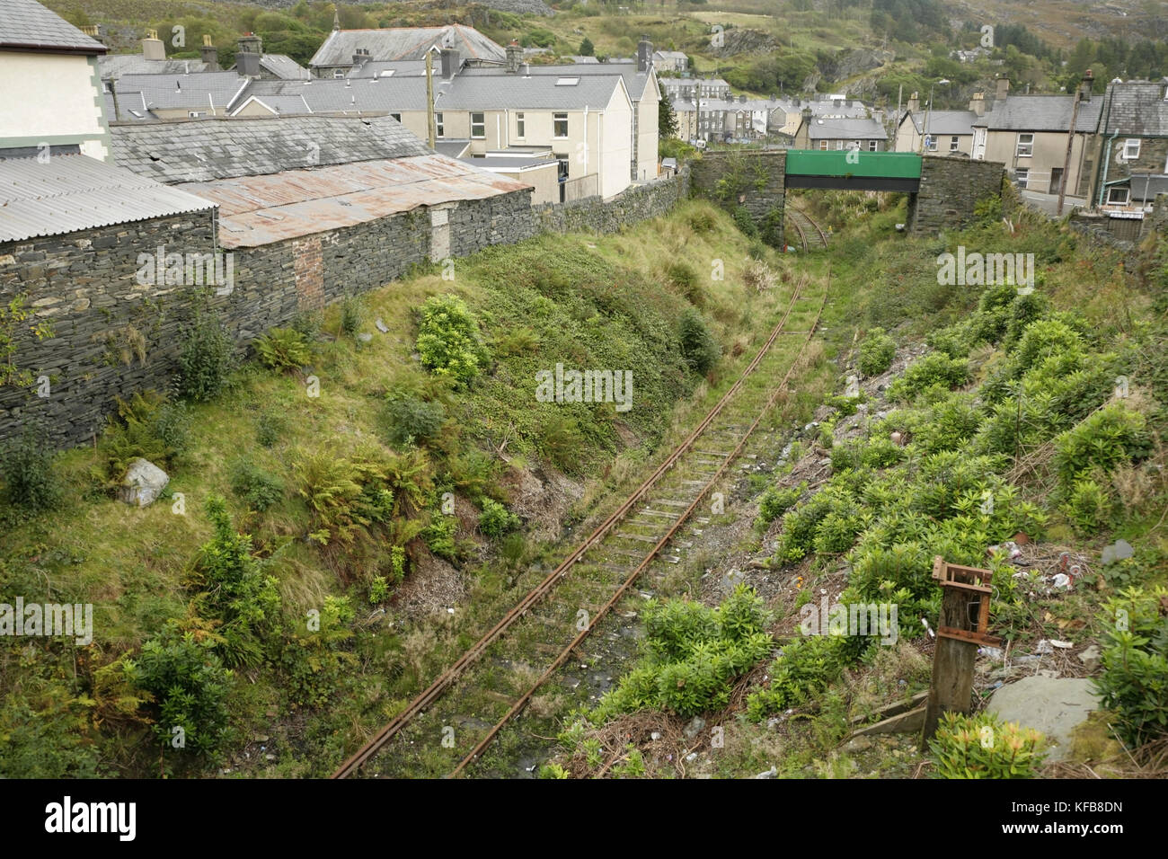 Section of the disused Blaenau Ffestiniog Trawsfynydd railway line