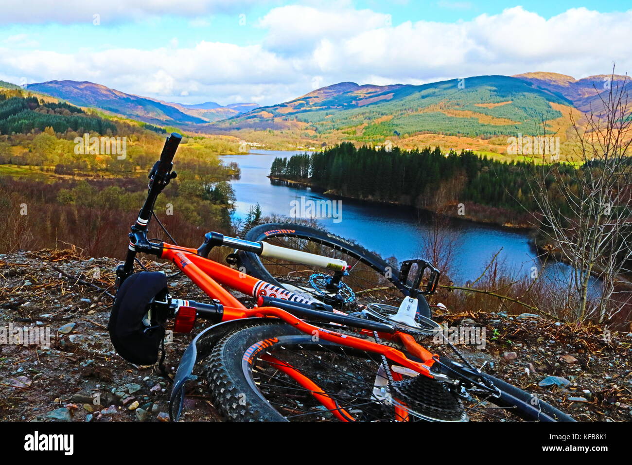 Kin Loch Ard Loch Ard, Aberfoyle, Kinlochard, Scotland, Highlands Stock Photo - Alamy