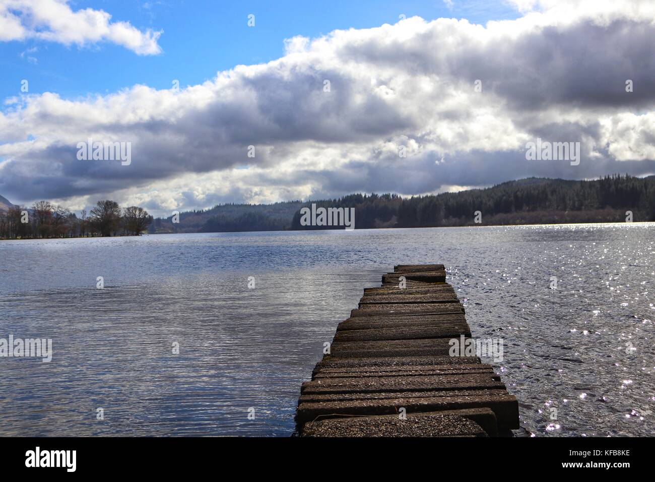 Kin Loch Ard Loch Ard, Aberfoyle, Kinlochard, Scotland, Highlands Stock Photo - Alamy