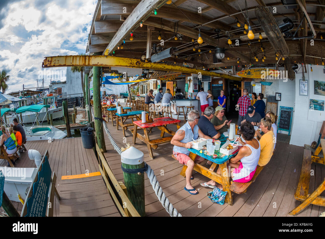 Star Fish Co Seafood Market and Dockside Restaurant in the historic