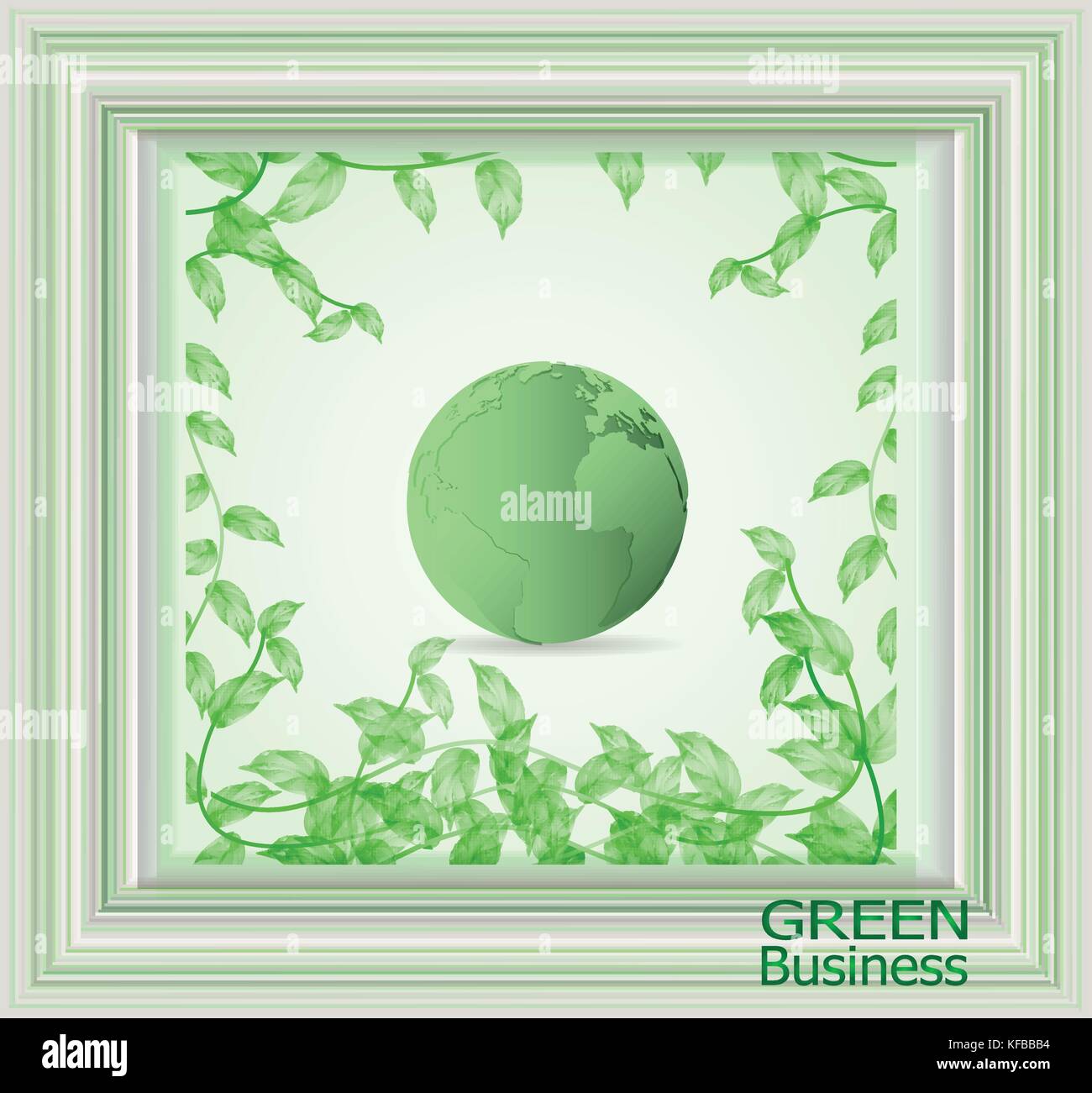 green business background vector. it can be applied for kinds of media presentation such as background,backdrop,illustration,poster,printing or others Stock Vector