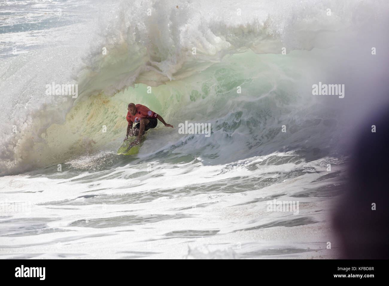 HAWAII, Oahu, North Shore, Eddie Aikau, 2016, Kelly Slater competing in