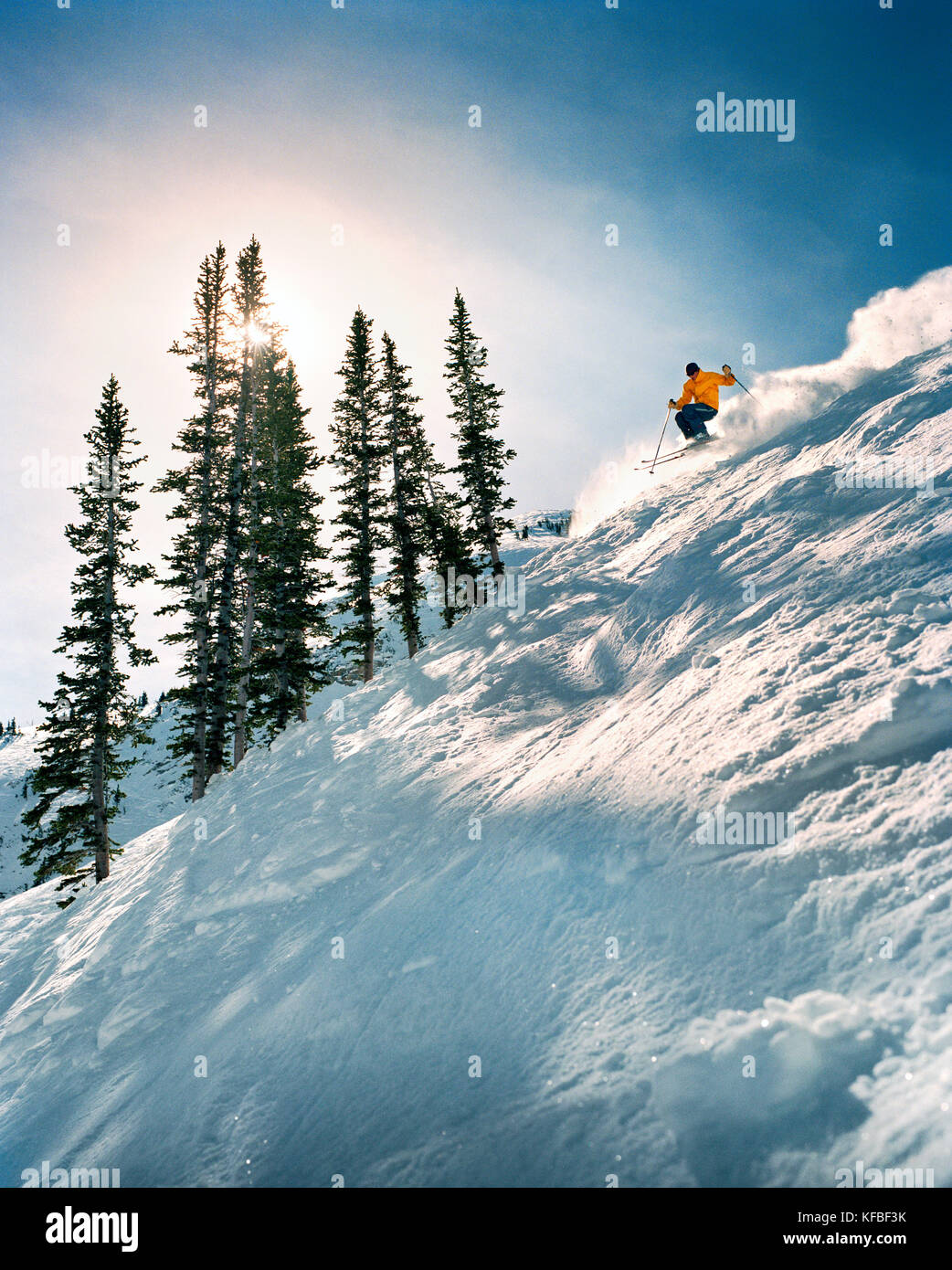 Steep ski run hi-res stock photography and images - Alamy