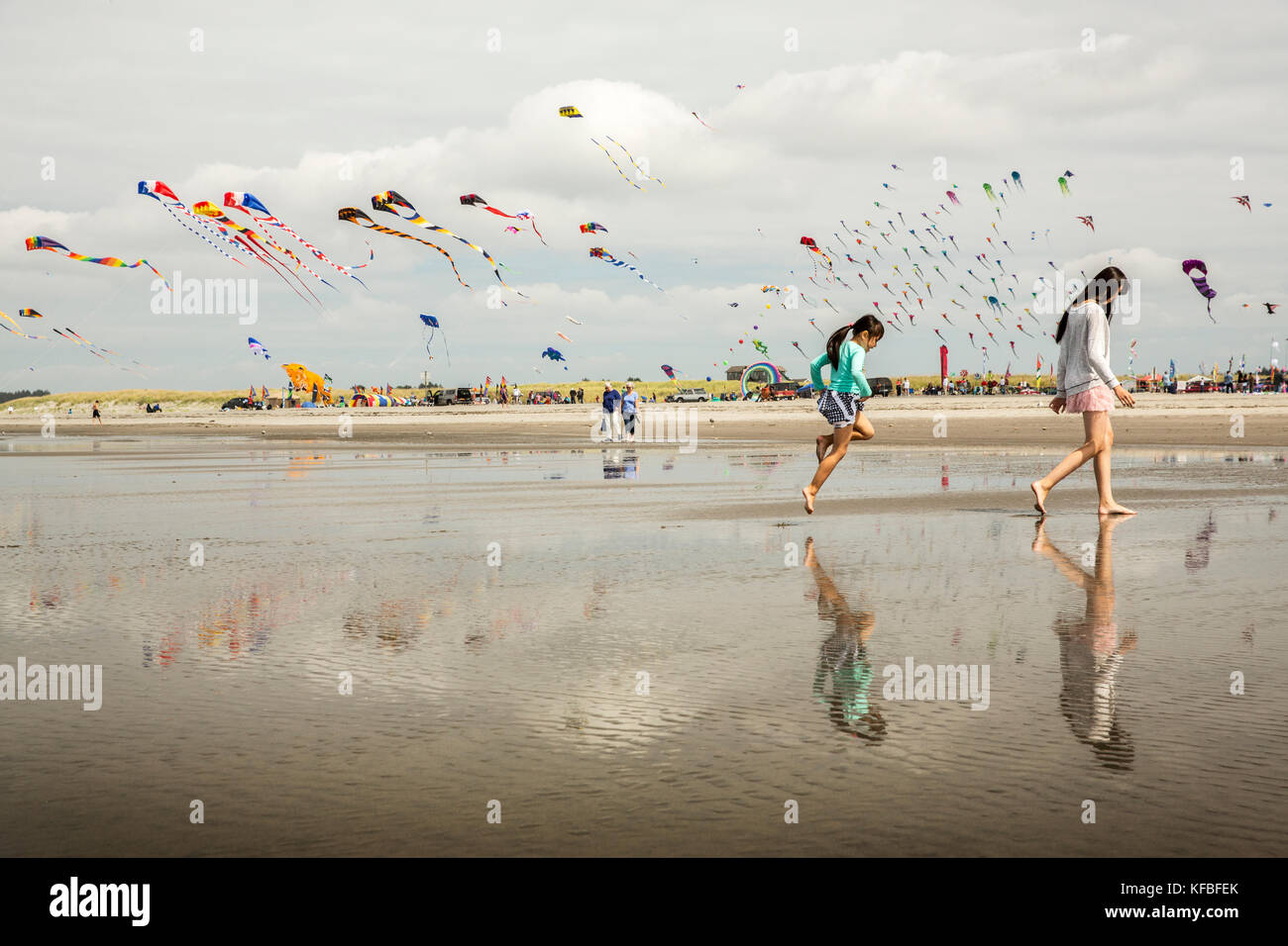 USA, Washington State, Long Beach Peninsula, International Kite