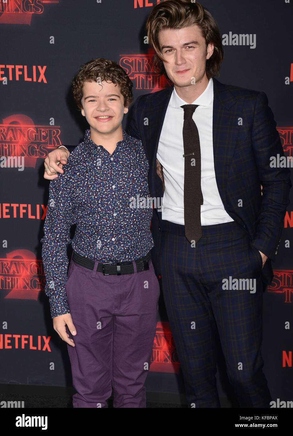 Joe keery stranger things premiere High Resolution Stock Photography ...