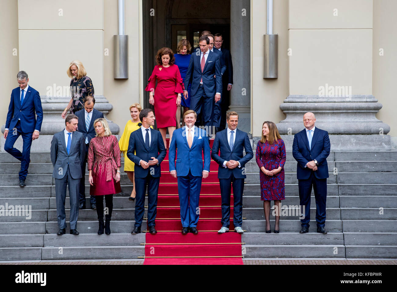 King Willem Alexander Of The Netherlands With Prime Minister Mark Stock Photo Alamy