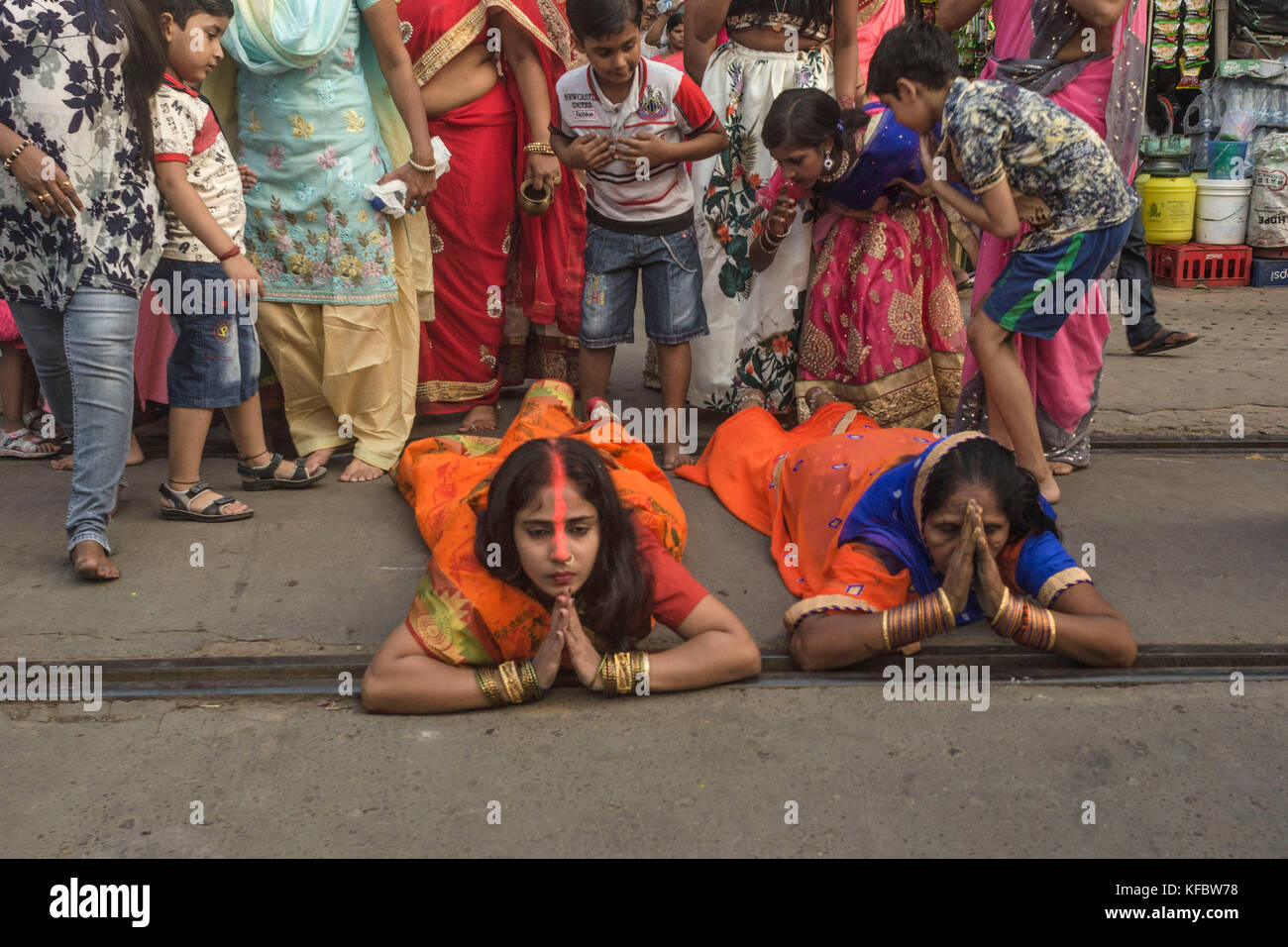 Chhath Puja Is An Important Hindu Festival Stock Photos